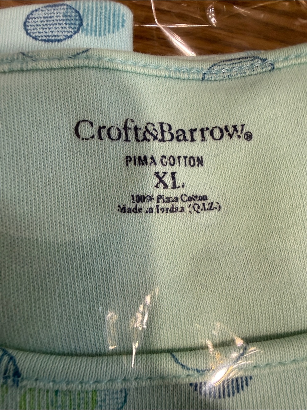 2 Pack - Croft & Barrow -Like New-100% Pima Cotton Short Sleeve Tees, Light Blue - Picture 13 of 13